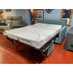 Matelas 17 cm largeur 140 cm Canapé Rapido couchage de tous les jours ferme & encombrement réduit partiellement déhoussable