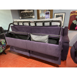 Canapé lit 160 & fauteuil 2 MOTEURS leve personne RELAX releveur + CONVERTIBLE rapido en partie dehoussable MATELAS 20 cm FERME