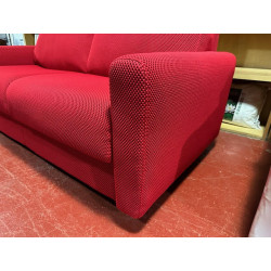 Canapé vrai matelas 17 cm Couchage 140 X 190 JOURNALIER hr35kg/m3 convertible ouverture facile RAPIDO faible encombrement BUBBLE