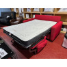 Couchage HR 35 kg / m3 Matelas 17 cm x largeur 140 cm Canapé ouverture facile Rapido esprit BUBBLE partiellement déhoussable