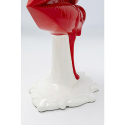 Objet décoratif Hot Lips 26cm Déco lèvres rouges Kare Design embrassez moi !