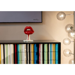 Objet décoratif Hot Lips 26cm Déco lèvres rouges Kare Design embrassez moi !