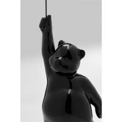 Déco ours noir ballon Kare Design Balloon Bear 74cm esprit banksy oeuvre