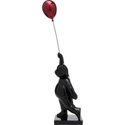 Déco ours noir ballon Kare Design Balloon Bear 74cm esprit banksy oeuvre