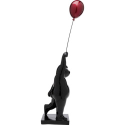 Déco ours noir ballon Kare Design Balloon Bear 74cm esprit banksy oeuvre