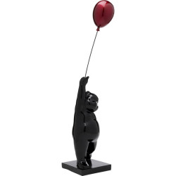 Déco ours noir ballon Kare Design Balloon Bear 74cm esprit banksy oeuvre