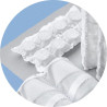 Matelas GRAND VERSAILLES 160 X 200 + de 3000 ressorts ensachés pour un confort ROYAL