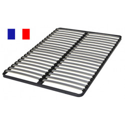 40 LATTES 140 x 190 Sommier cadre acier FABRICATION Française LATTES BIEN SERREES FERME