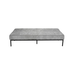 Canapé-lit 'Konya' Gris pour un interieur chic et sobre Hauteur 91 x Largeur 188 x Profondeur 85 cmcm