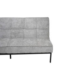 Canapé-lit 'Konya' Gris pour un interieur chic et sobre Hauteur 91 x Largeur 188 x Profondeur 85 cmcm