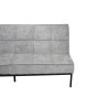 Canapé-lit 'Konya' Gris pour un interieur chic et sobre Hauteur 91 x Largeur 188 x Profondeur 85 cmcm