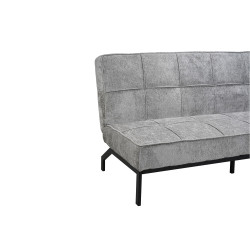 Canapé-lit 'Konya' Gris pour un interieur chic et sobre Hauteur 91 x Largeur 188 x Profondeur 85 cmcm