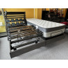 Réf PACK 4 GRAND CONFORT en 160 X 200  Pieds + sommiers 2x 80 x 200 + matelas 2 x 80 x 200