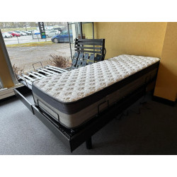 Réf PACK 4 GRAND CONFORT en 160 X 200  Pieds + sommiers 2x 80 x 200 + matelas 2 x 80 x 200