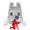 Miraculous Les Aventures de Ladybug devant la cathédrale notre dame de Reims